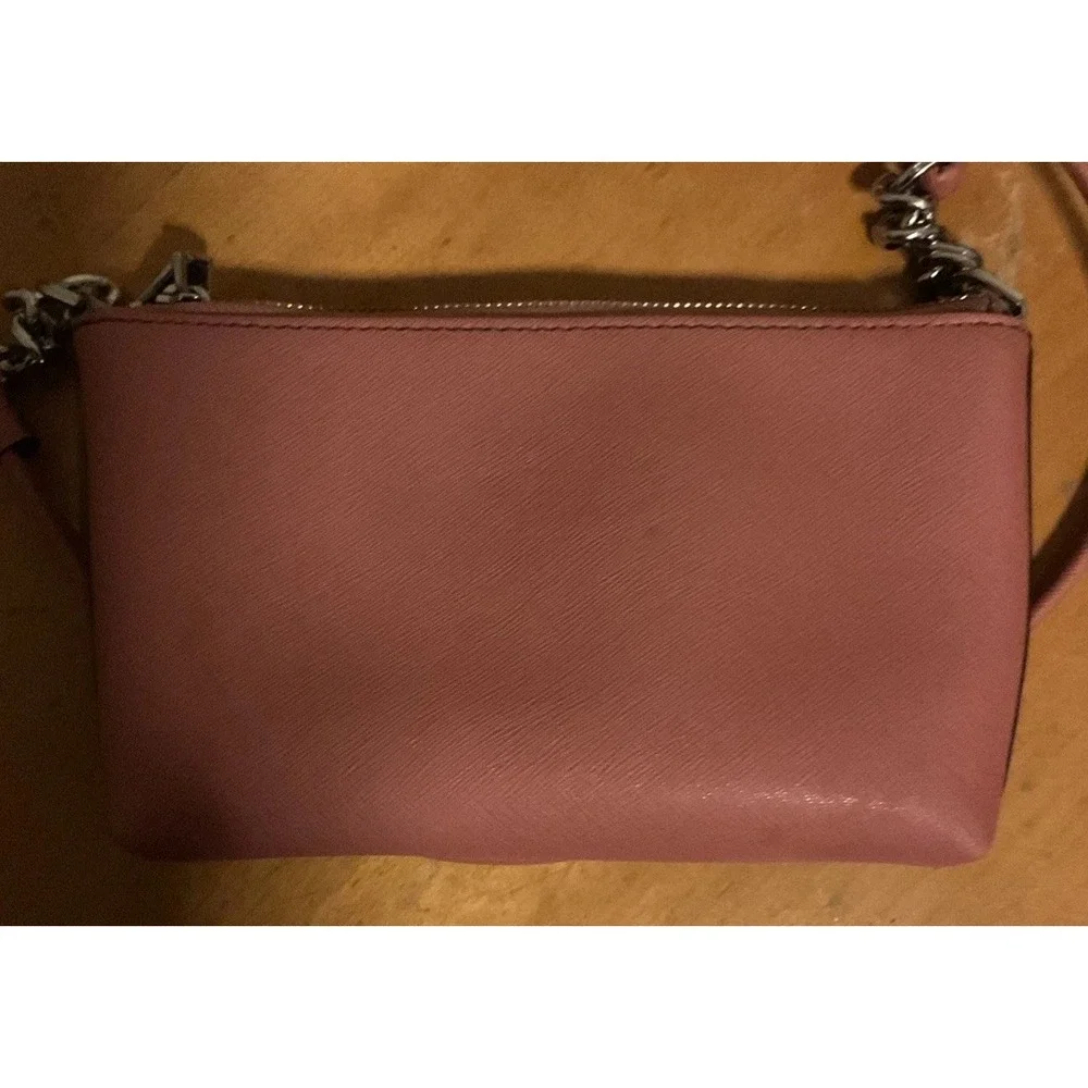 Calvin Klein‎ Cross Body Pink/Rose Purse With Chain On Strap